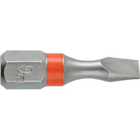1/4" Embouts fente TORSIONpower, 25 mm, 5 mm (1/2)