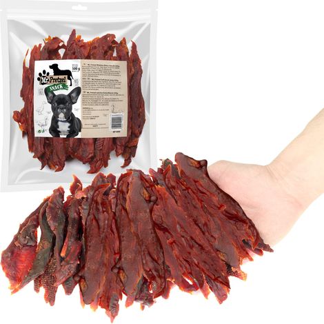 Delicia, snack para perros Filetes de pato blandos (92%) Mr. Pretzel 500g (1/5)