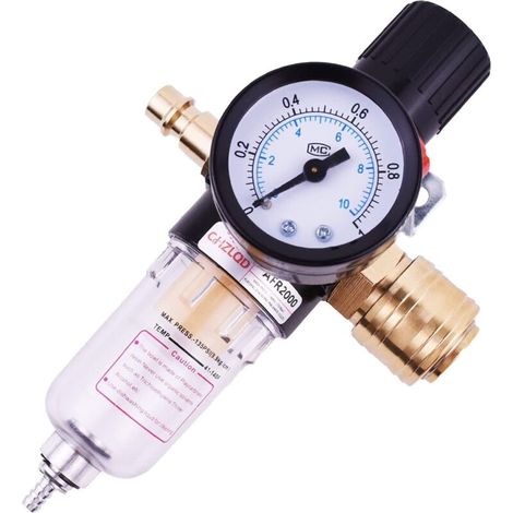 1/4"-Druckregler für Kompressoren, Luftfilter für Druckluftkompressoren und Druckluftwerkzeuge