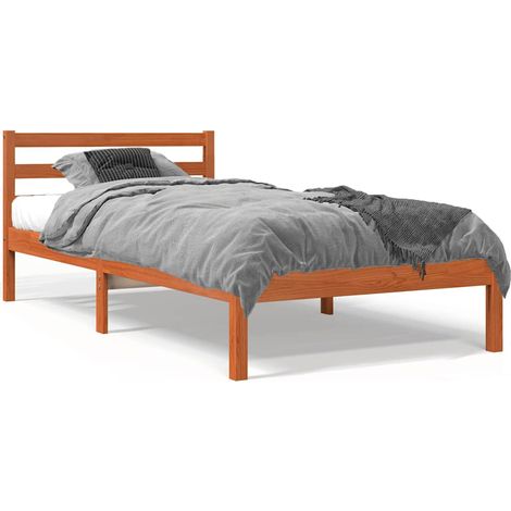 Maison Exclusive - Estructura de cama sin colchón madera maciza m (1/5)