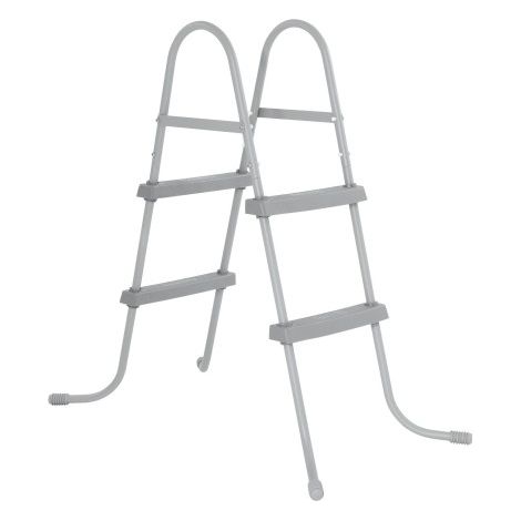 Bestway Échelle sécurisée pour piscine hors-sol jusqu'à hauteur 84 cm - 2 x 2 marches
