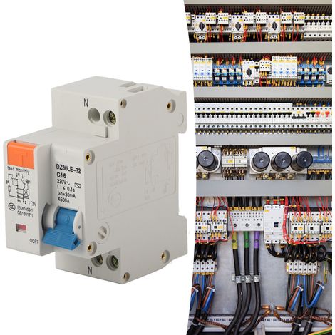 Disjoncteur différentiel monophasé 16 A 220 V DZ30LE (1/5)