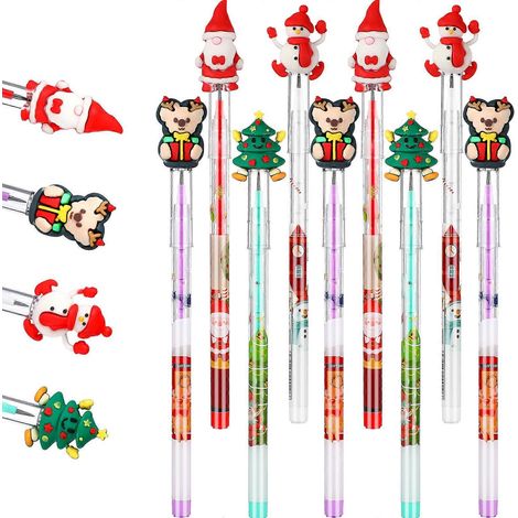 Crayons en vrac pour enfants, crayons à pointes empilables, crayons multi-pointes pour Noël, crayons empilables pour enfants (1/4)
