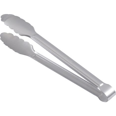 Lot de 6 pinces de service, pinces de cuisine, pinces de buffet, pinces alimentaires en acier inoxydable, petites pinces (1/4)