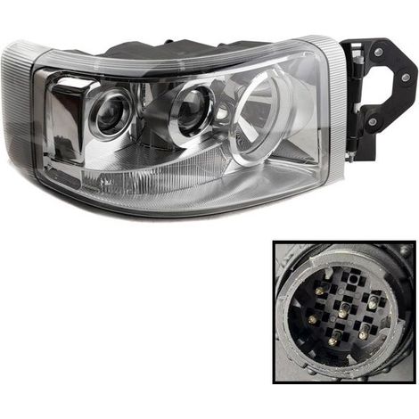 Faro derecho Renault Premium 2 con retrovisor cromado 5010578475 2007-2014