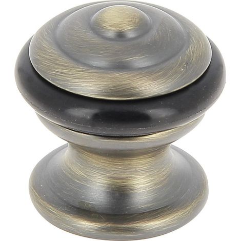 Tope de puerta de suelo CHRISLIGNE en aluminio dorado patinado, 3 x 3 x 3 cm CHRISLIGNE