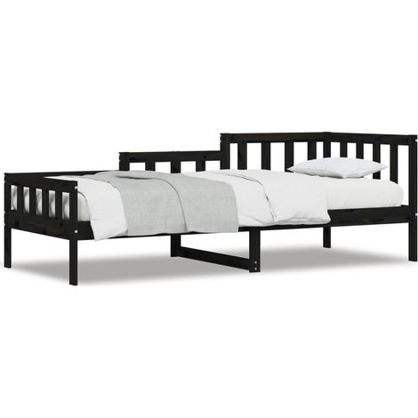 Maison Exclusive - Sofá cama sin colchón madera maciza de pino ne