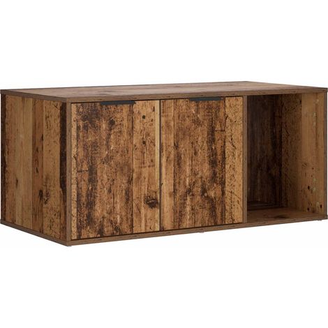 Meuble pour caisse de chat Bois ancien 100 x 49 x 45 cm vidaXL