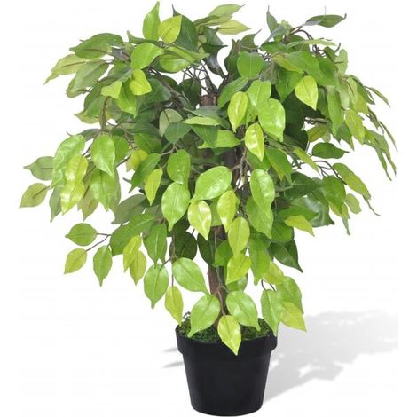 Palmier artificiel en plastique avec pot, 60 cm (1/3)