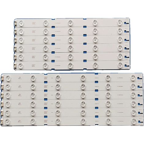 LED-Hintergrundbeleuchtungsstreifen, Länge 445mm & 540mm, 3V Spannung pro LED, insgesamt 12 Stück, 5 Perlen links & 6 Perlen rechts, kompatibel mit (1/5)