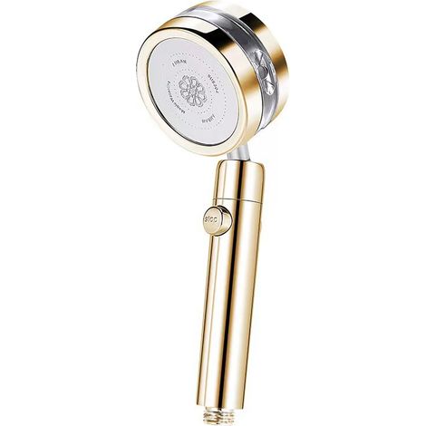 Pommeau de douche, pommeau de douche domestique, pommeau de douche à main (doré)