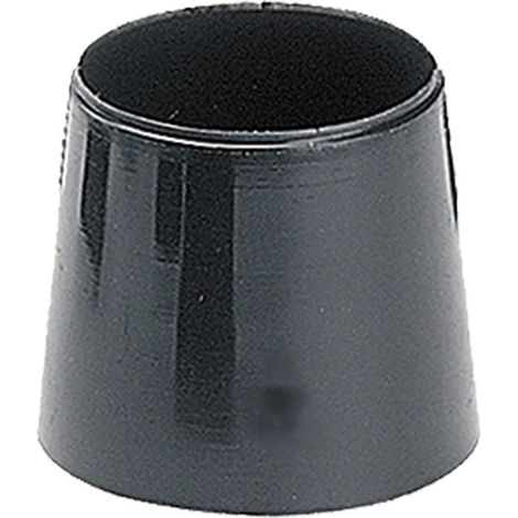 Contera rotonda rinforzata “CNT01” in polietilene nero Ø2x2,9cm (25 unità) MICEL