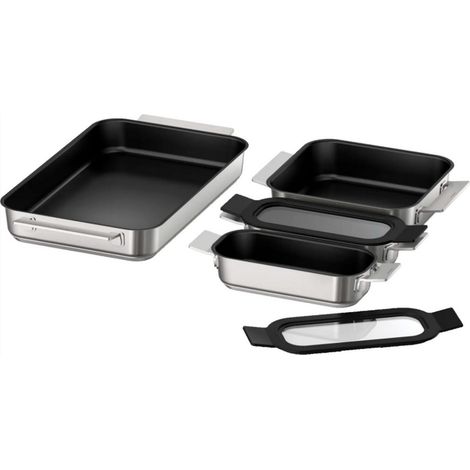set di pentole in acciaio inox da 4 pezzi - HEZ9FF040 - Bosch