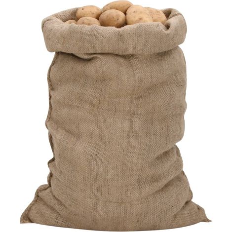 Sacs en jute 5 pcs 60x105 cm 100 % jute 340 g/m² CFW936779 (1/5)