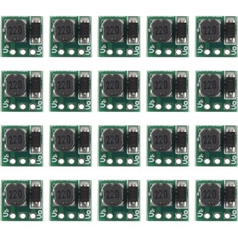 20-fach DC-DC-Spannungswandlermodul (0,9–5 V auf 5 V) Spannungswandlerplatine (1,5 V, 1,8 V, 2,5 V, 3 V, 3,3 V, 3,7 V, 4,2 V auf 5 V) Grün (1/5)