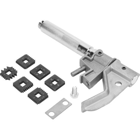 Kit di utensili per la riparazione di filettature esterne, finitura in alluminio anodizzato argento, nessun danno per diametri esterni da 1 a 1/4 a 5 pollici.
