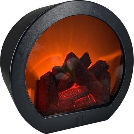 Lumière de Flamme LED pour Cheminée de Table Foyer Miniature (1/5)