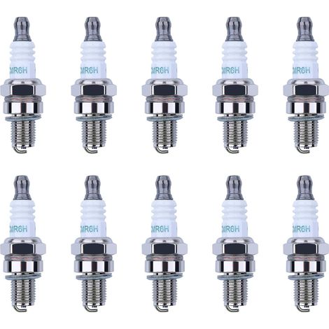 10 pièces Bougie CMR6H pour Stihl FS90 MS171 MS181 FS100 FS110 FS130 BR600 BR500 avec Honda GX25 GX35 pour coupe-bordures Tronçonneuse Débroussailleuse Souffleur 3365 (1/5)