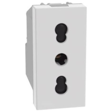 Presa bipasso Bticino MatixGo JW4180 2P+T 16A bianco
