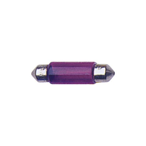 2 Ampoules Navettes - 12V10W - T11x35 - Violette - C5W - 35mm (1/3)