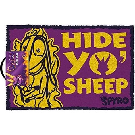 Felpudo spyro el dragon doormat hide