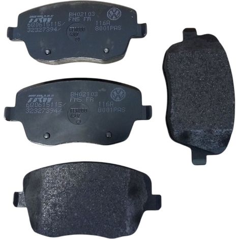 Pastiglie freno anteriori originali per volkswagen polo iv (9n) dal 2001-2014