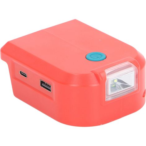 Adaptateur de chargeur USB de type C pour batterie au lithium, pour batteries ioniques 14,4 à 18 V (1/5)