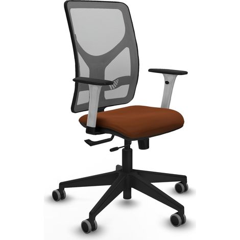 Silla de oficina piqueras y crespo Motilla blanco acolchado 50 mm (1/2)