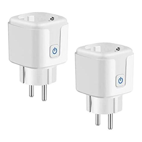 Prise connectée WiFi 16A – Contrôle vocal Alexa – Minuterie programmable – Moniteur de consommation d'énergie