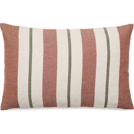 Housse de coussin lin et coton lavé JUNKO 40x60 cm (1/5)