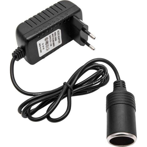 Adaptateur de prise allume-cigare 12 V 2 A, convertisseur CA/CC pour système de navigation, convertisseur de courant, convertisseur