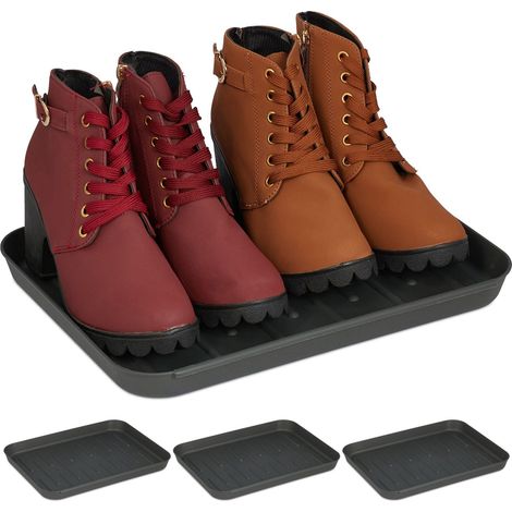 Bandeja de goteo para zapatos - juego de 4