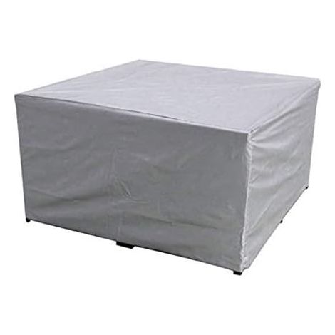 Garden Table Cover, Rectangular Waterproof Tarpaulin Cover for Outdoor Furniture, Wind/Rain/UV/Dust Proof, with Drawstrings(150x150x75cm)