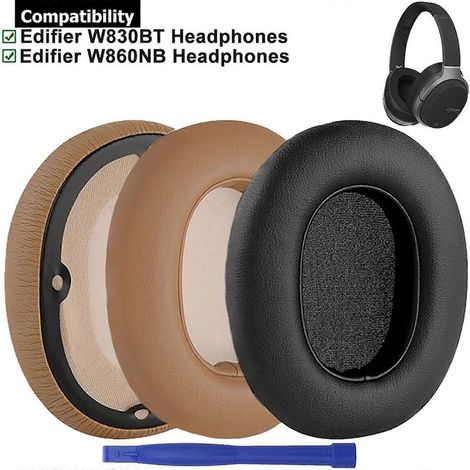 Coussinets d'oreille en mousse à mémoire de forme souple pour casque Edifier W830BT - Réparation de coussinets d'oreille