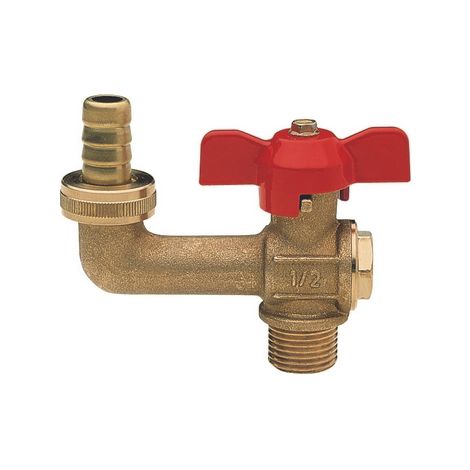 RUBINETTO PORTAGOMMA A SFERA PER GIARDINO- 3/4 (DN 20) 15 bar/217.5psi- ITAP- pezzi 1