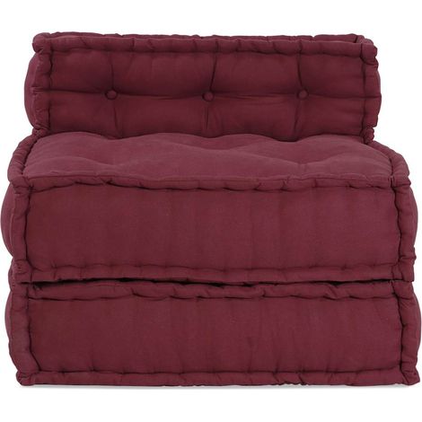 Canapé modulaire marron 70x70x54 tissu CFW502884 (1/5)