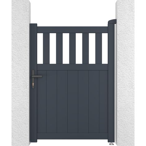 Puerta peatonal aluminio SANTIS 100 x 140 cm