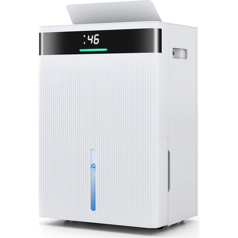 COSTWAY 30L Dehumidifier for Home & Basement with 3 Modes & 3-Color Lights (1/5)