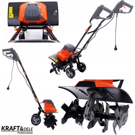 Motoculteur électrique 230 V 2200 W, cultivateur de sol 45 cm Kraft&Dele (1/5)