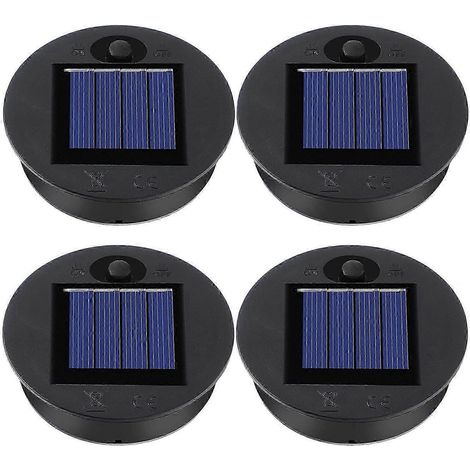 Embouts de rechange pour lampes solaires - Lot de 4 pour lanternes suspendues d'extérieur, forme ronde (1/5)