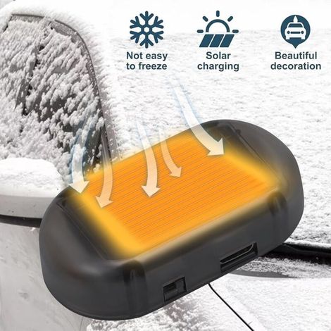 3er-Set elektromagnetischer Auto-Windschutzscheiben-Entfroster – Solar- und USB-Aufladung – Mikrowellenheizung – Frostschutz – Tragbar – Fahrzeugschutz (1/5)