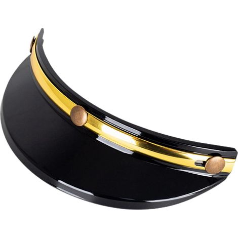 Visière de casque Accessoire de casquette de moto Pare- vintage à trois clips Accessoire de casque facile à monter pour casques 3/4 demi-coque de motocross, cruiser, tout-terrain (1/5)