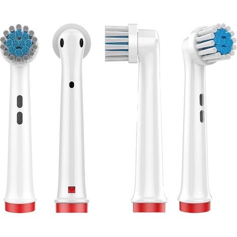 Recharges de remplacement compatibles avec les brosses à dents électriques et les brosses à dents électriques Soft Clean (Lot de 8) (1/5)