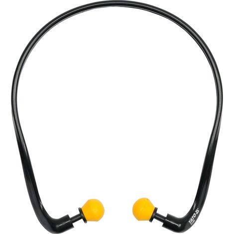 Schaumstoff-Gehörschutzstöpsel mit Bügel SNR 29 dB (1 Paar) (1/3)