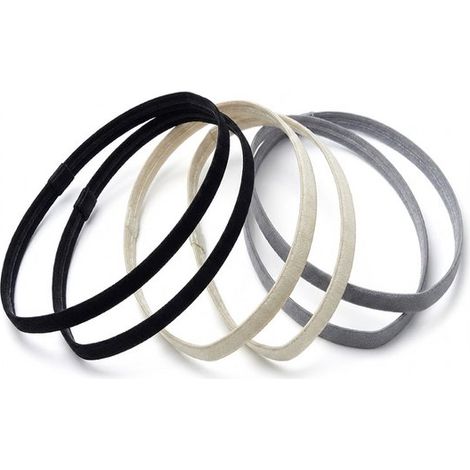 Bandeaux de sport en gros, élastiques pour cheveux de yoga et de fitness, accessoires de course antidérapants et absorbant la transpiration pour femmes et hommes, bandeaux anti-transpirants (1/5)