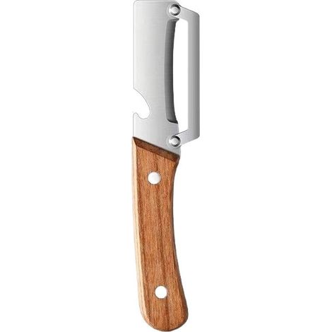 This multi-functional wooden peeler is suitable for kitchens, vegetables, and fruits. (1/5)