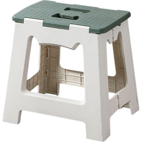 Repose-pieds pliable pour enfants et adultes, repose-pieds portable et pliable adapté aux jeunes enfants, petit repose-pieds pliable en plastique avec poignée pour la cuisine et la salle de bain (1/5)
