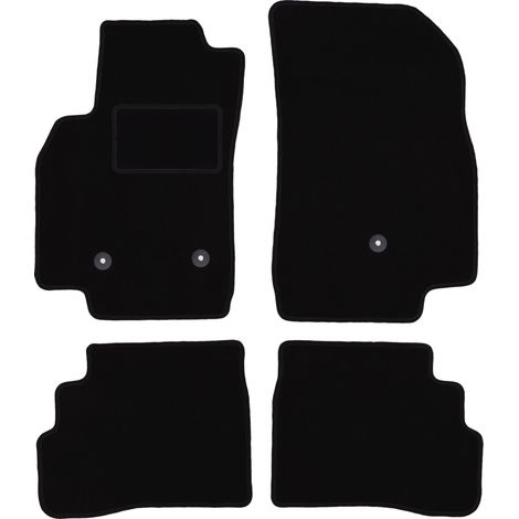 Tappetini in velluto nero per: Chevrolet Spark IV hatchback (2015-) (1/5)