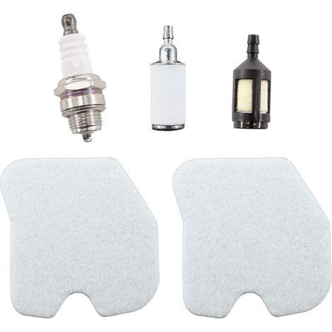 2x Filtre à air avec bougie Filtre à essence pour Husqvarna 120 Mark2, 235 235E 236 236E 240 240E Scie à moteur (1/5)