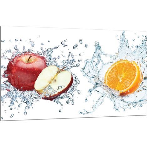 PLAQUE DE PROTECTION EN VERRE POUR CUISINIÈRE 80x52 FRUIT (1/5)